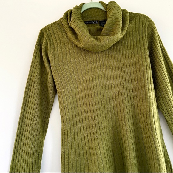 Vintage Studio Cowl Neck Sweater Sage Green size Large - Picture 8 of 14
